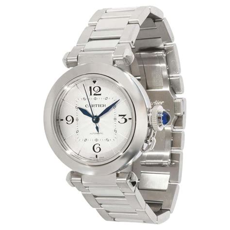 pasha de cartier swiss made 2324|2324 Cartier Pasha Stainless Steel Womens Watch.